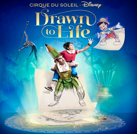 Ingresso Cirque de Soleil - Drawn To Life - Espetáculo Incrível com Participação da Disney - Entrada na Categoria 2 - ADULTO ou CRIANÇA (a partir de 3 anos) - Data de Utilização 31/12/2023
